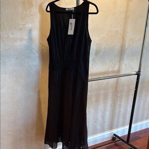Thakoon black maxi dress NWT size 12